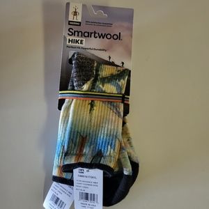 Smartwool Hike Light Cushion Mountain Print Crew Socks